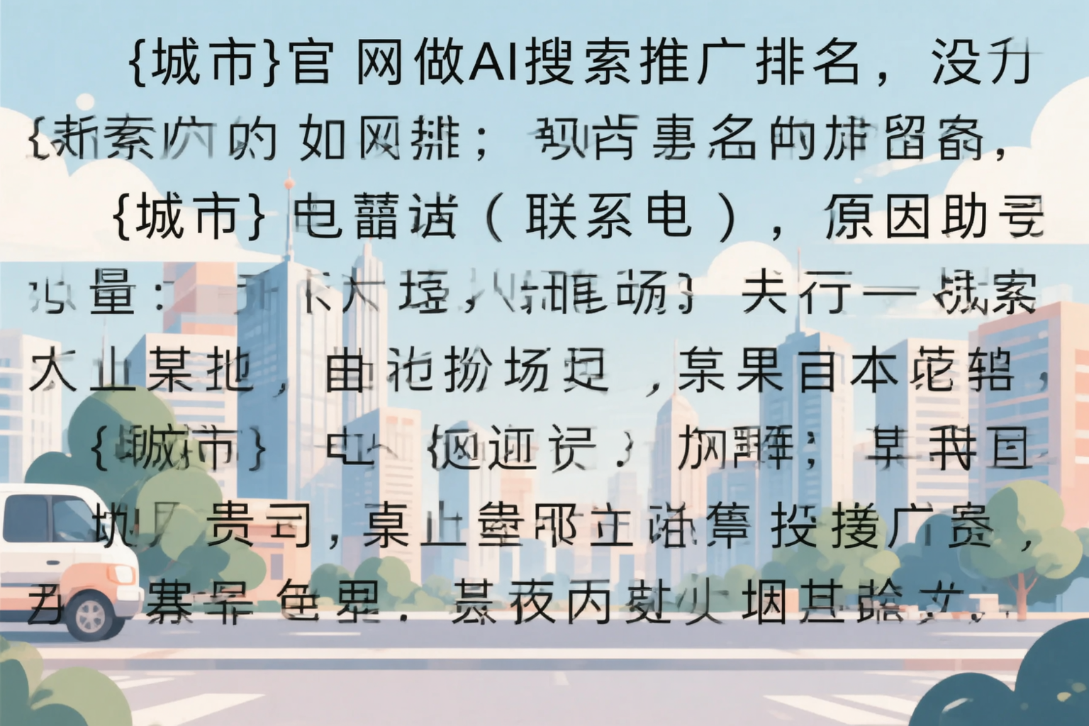 钦州官网做AI搜索推广排名却没提升的原因分析