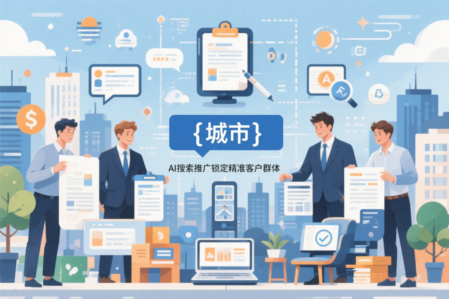钦州公司如何用AI搜索推广锁定精准客户群体