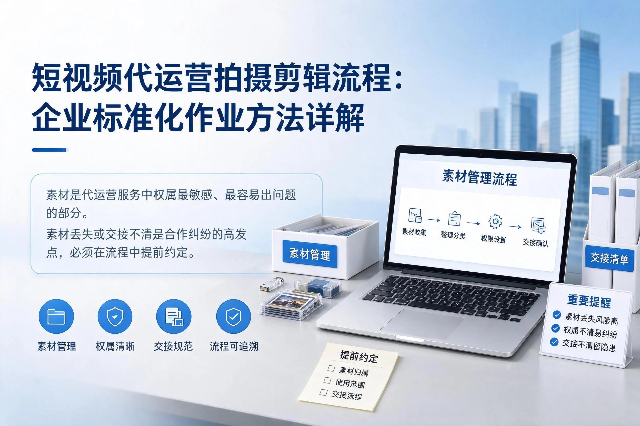 短视频代运营拍摄剪辑流程：钦州企业标准化作业方法详解